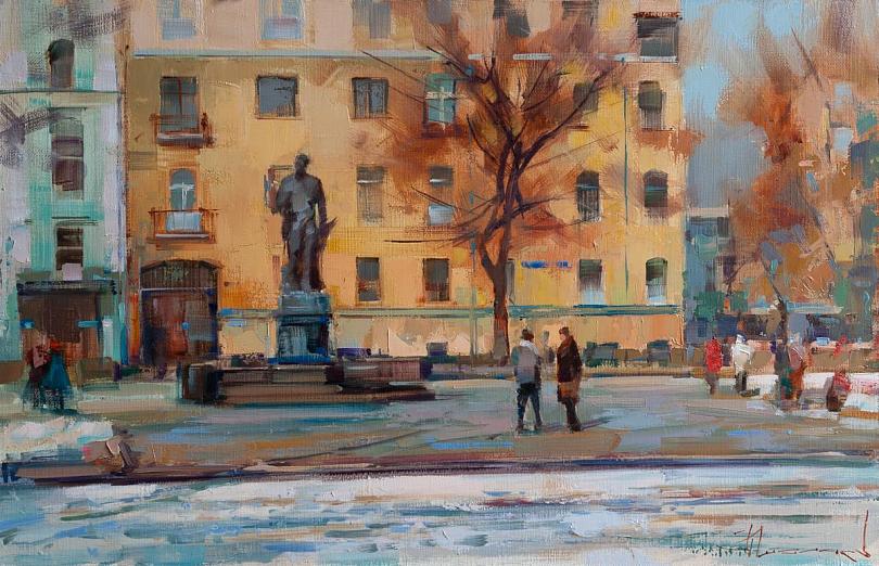Кутить пойдём к имажинистам. Тверской бульвар.